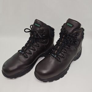 Hytest Safety Footwear Composite Toe Hiker Mens EH Waterproof 12W Brown K12191